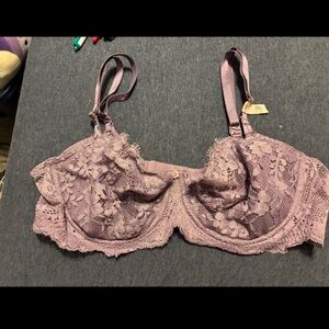 Victoria's Secret Purple Lace Bra with Underwire